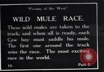 Standbild wild mule Rennen United States USA, 1927, aus Sekunde 1 historischem Filmmaterial Videoclip 65675039852