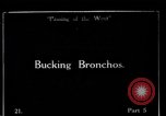Standbild ruckeln Bronchos United States USA, 1927, aus Sekunde 1 historischem Filmmaterial Videoclip 65675039854