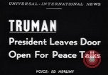 Standbild Truman Tullahoma Tennessee USA, 1951, aus Sekunde 1 historischem Filmmaterial Videoclip 65675039861
