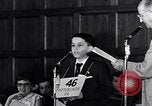 Image of Sandra Gloss spelling bee champion Washington DC USA, 1955, second 23 stock footage video 65675039869
