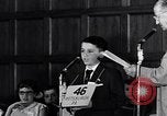 Image of Sandra Gloss spelling bee champion Washington DC USA, 1955, second 25 stock footage video 65675039869