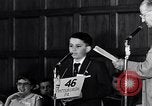 Image of Sandra Gloss spelling bee champion Washington DC USA, 1955, second 26 stock footage video 65675039869