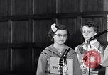 Image of Sandra Gloss spelling bee champion Washington DC USA, 1955, second 34 stock footage video 65675039869