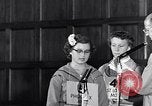 Image of Sandra Gloss spelling bee champion Washington DC USA, 1955, second 37 stock footage video 65675039869