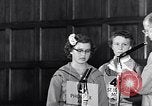 Image of Sandra Gloss spelling bee champion Washington DC USA, 1955, second 39 stock footage video 65675039869