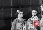 Image of Sandra Gloss spelling bee champion Washington DC USA, 1955, second 40 stock footage video 65675039869