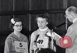 Image of Sandra Gloss spelling bee champion Washington DC USA, 1955, second 52 stock footage video 65675039869