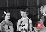 Image of Sandra Gloss spelling bee champion Washington DC USA, 1955, second 60 stock footage video 65675039869