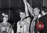 Image of Sandra Gloss spelling bee champion Washington DC USA, 1955, second 62 stock footage video 65675039869