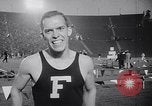 Image of track meet Los Angeles California USA, 1955, second 29 stock footage video 65675039871