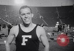 Image of track meet Los Angeles California USA, 1955, second 31 stock footage video 65675039871
