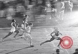 Image of track meet Los Angeles California USA, 1955, second 42 stock footage video 65675039871