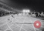 Image of track meet Los Angeles California USA, 1955, second 53 stock footage video 65675039871