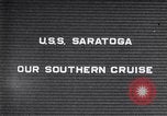 Standbild USS Saratoga shellback Pazifik, 1929, aus Sekunde 1 historischem Filmmaterial Videoclip 65675039872