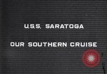 Standbild USS Saratoga shellback Pazifik, 1929, aus Sekunde 3 historischem Filmmaterial Videoclip 65675039872