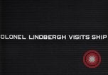 Standbild Oberst Lindbergh Pazifik, 1929, aus Sekunde 3 historischem Filmmaterial Videoclip 65675039874