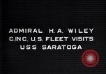 Image of Admiral H A Wiley Pacific Ocean, 1929, second 5 stock footage video 65675039875