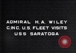 Image of Admiral H A Wiley Pacific Ocean, 1929, second 7 stock footage video 65675039875