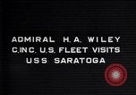 Image of Admiral H A Wiley Pacific Ocean, 1929, second 9 stock footage video 65675039875