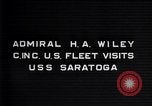 Image of Admiral H A Wiley Pacific Ocean, 1929, second 10 stock footage video 65675039875