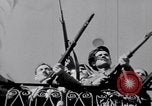 Image of Armed Arab civilian militia brandishing weapons Tripoli Libya, 1962, second 15 stock footage video 65675039880