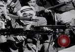 Image of Armed Arab civilian militia brandishing weapons Tripoli Libya, 1962, second 31 stock footage video 65675039880