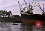 Image of freighter Saigon Vietnam, 1962, second 42 stock footage video 65675039899