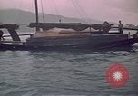 Image of junk or Chinese vessel Southeast Asia, 1962, second 29 stock footage video 65675039900