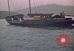 Image of junk or Chinese vessel Southeast Asia, 1962, second 33 stock footage video 65675039900
