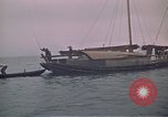 Image of junk or Chinese vessel Southeast Asia, 1962, second 39 stock footage video 65675039900