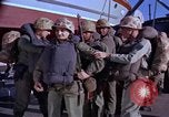 Image of Marines on U.S. transport ship prepare for amphibious landing at Beiru Beirut Lebanon, 1958, second 1 stock footage video 65675039923