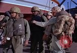 Image of Marines on U.S. transport ship prepare for amphibious landing at Beiru Beirut Lebanon, 1958, second 4 stock footage video 65675039923