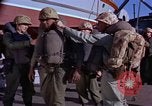 Image of Marines on U.S. transport ship prepare for amphibious landing at Beiru Beirut Lebanon, 1958, second 5 stock footage video 65675039923
