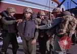 Image of Marines on U.S. transport ship prepare for amphibious landing at Beiru Beirut Lebanon, 1958, second 7 stock footage video 65675039923