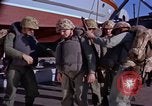 Image of Marines on U.S. transport ship prepare for amphibious landing at Beiru Beirut Lebanon, 1958, second 9 stock footage video 65675039923