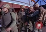 Image of Marines on U.S. transport ship prepare for amphibious landing at Beiru Beirut Lebanon, 1958, second 11 stock footage video 65675039923