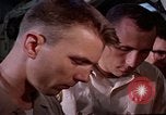 Image of catapult crew prepares to launch aircraft aboard USS Essex (CVA-9) dur Vietnam, 1958, second 44 stock footage video 65675039925