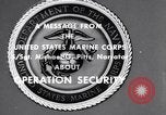 Immagine di Quantico Marines sicurezza di funzionamento Quantico Virginia USA, 1964, secondo 1 filmato di repertorio 65675039955