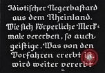 Standbild Die Nazi-deutschen Analyse von geistig und körperlich behinderten Deutschen Deutschland, 1934, aus Sekunde 20 historischem Filmmaterial Videoclip 65675039980