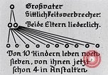 Standbild Die Nazi-deutschen Analyse von geistig und körperlich behinderten Deutschen Deutschland, 1934, aus Sekunde 40 historischem Filmmaterial Videoclip 65675039980