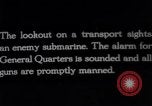 Standbild US-Truppen Transportschiff Atlantik, 1917, aus Sekunde 3 historischem Filmmaterial Videoclip 65675039985