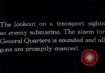 Standbild US-Truppen Transportschiff Atlantik, 1917, aus Sekunde 6 historischem Filmmaterial Videoclip 65675039985