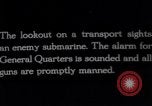 Standbild US-Truppen Transportschiff Atlantik, 1917, aus Sekunde 8 historischem Filmmaterial Videoclip 65675039985