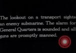 Standbild US-Truppen Transportschiff Atlantik, 1917, aus Sekunde 9 historischem Filmmaterial Videoclip 65675039985