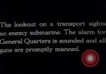 Standbild US-Truppen Transportschiff Atlantik, 1917, aus Sekunde 11 historischem Filmmaterial Videoclip 65675039985