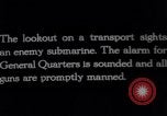 Standbild US-Truppen Transportschiff Atlantik, 1917, aus Sekunde 12 historischem Filmmaterial Videoclip 65675039985