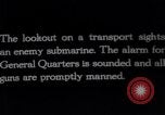 Standbild US-Truppen Transportschiff Atlantik, 1917, aus Sekunde 14 historischem Filmmaterial Videoclip 65675039985