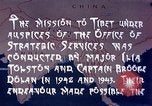 Immagine di Siamo missione in Tibet Gangtok Sikkim India, 1943, secondo 37 filmato di repertorio 65675039987