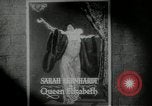 Image of French actress Sarah Bernhardt France, 1912, second 4 stock footage video 65675040021