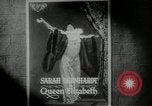 Image of French actress Sarah Bernhardt France, 1912, second 5 stock footage video 65675040021